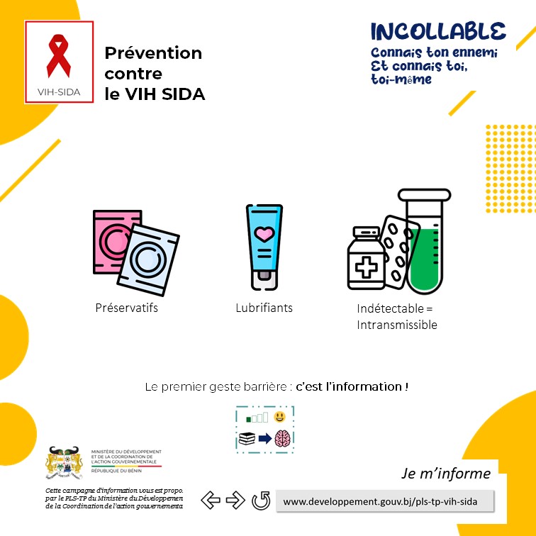 zone de protection, gestes barrières VIH-SIDA